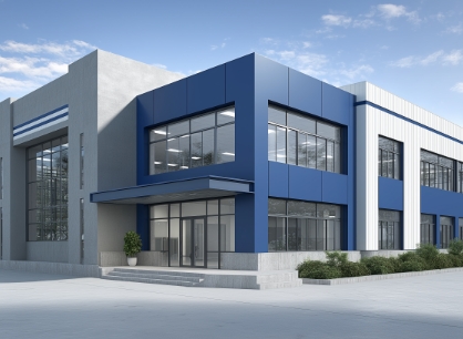 Exterior view of a modern building.