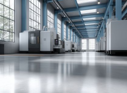 Interior of industrial building